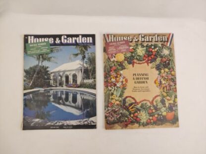 2 Issue House & Garden Magazine January 1942 Planning a Defense Garden Furniture