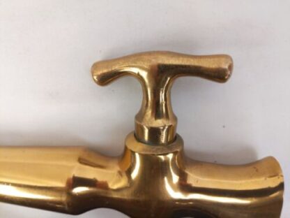 Antique Solid Brass Beer Wine Barrel Tap Faucet Spigot Keg Bung 9" - Image 5