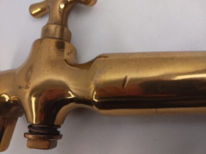 Antique Solid Brass Beer Wine Barrel Tap Faucet Spigot Keg Bung 9" - Image 9