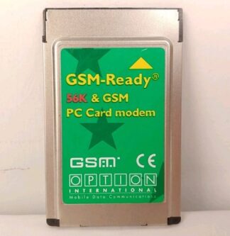 Option International GSM-Ready 56k & GSM PC Card Modem PCMCIA no dongle included