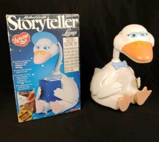 Kidstar Mother Goose Lullaby Storyteller Lamp Cassette Gooseneck Battat Monogram