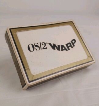 VTG IBM OS/2 Warp Promo Playing Cards Gemaco Fool's Poker Retro Computing Advert