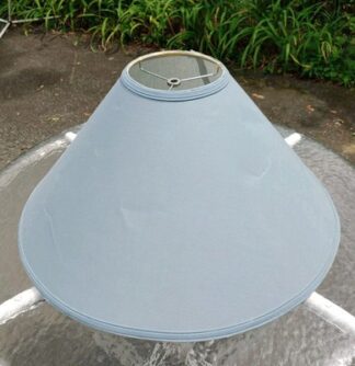 Vintage 1980s Extra Large 23 x 11" inch Lamp Shade for Floor Lamp Deco Revival