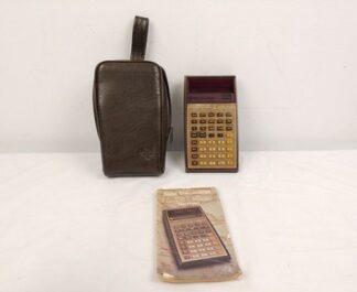 Vintage TI Texas Instruments The MBA Business Calculator UNTESTED Case + Manual