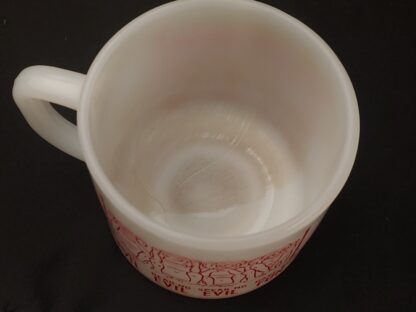VTG lot of 4 Coffee Mugs Fire King Federal Glass Milk Exxon D & C Handle No Evil - Image 18