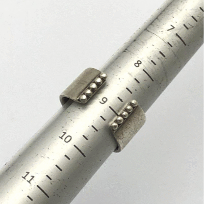 Sajen Sterling Silver 925 Moonstone Ring Size 9.5 Open Back Band 16.86g - Image 20