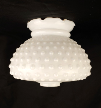 Vintage 5" x 6.5" Hobnail Slip Shade for Chandelier / Sconce 1.5 or 1-1/2 Fitter