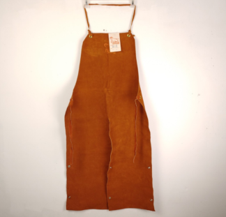 Vintage NOS Red Ram RR19 Cowhide Leather Welding Apron 24" x 42" Brown